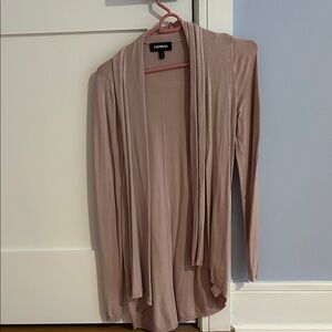 Express Blush Draped Cardigan